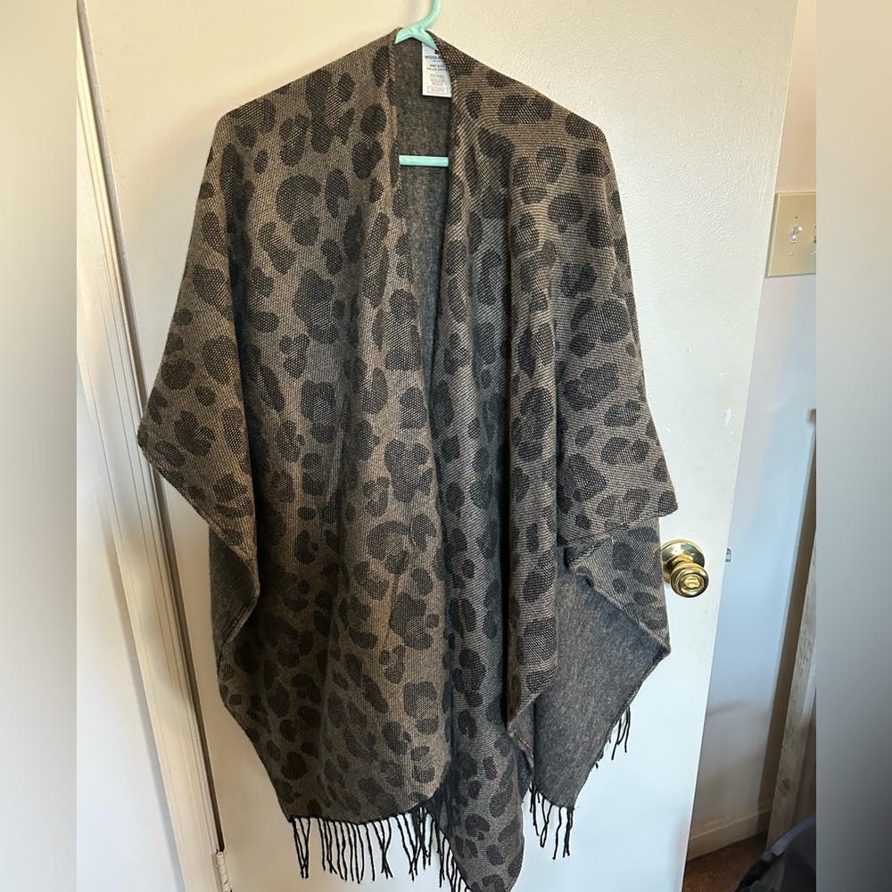 leopard shawl